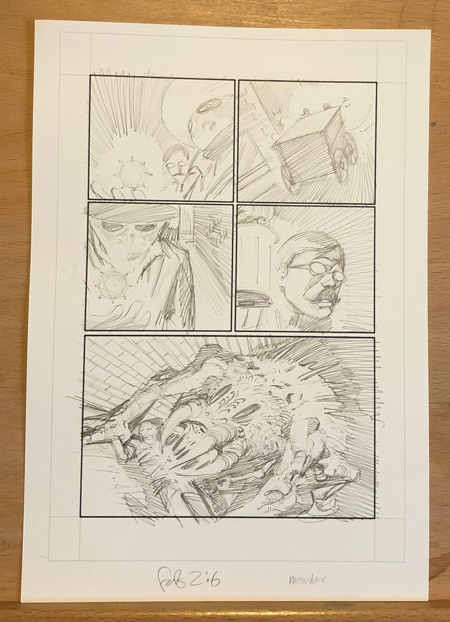 Image of Fort issue 2 page 6 pencils