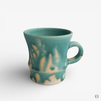 Image 1 of Katsushi Shimabukuro mug cup coral blue No.400