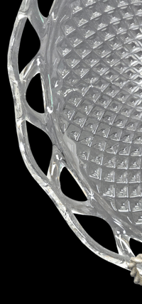 Image 5 of Vintage Imperial Glass Floral Bowl