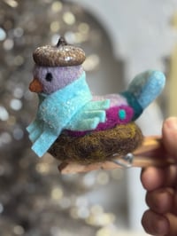 Image 2 of SALE Woodland Bird Clip Ornament 1