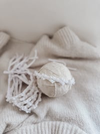 Image 4 of pure white bow halo mini