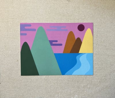 Image of NATURES RAINBOW STICKER