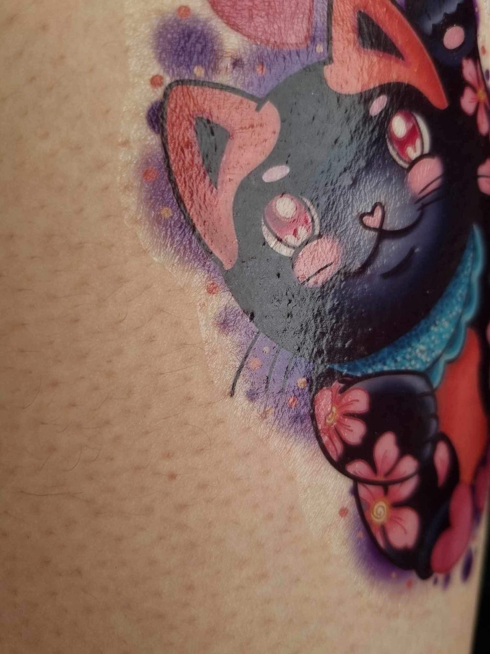 Peachy blossoms temporary tattoos