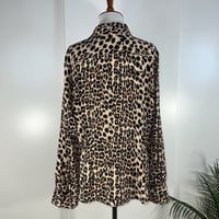 Image 4 of CYNTHIA ROWLEY leopard button down shirt