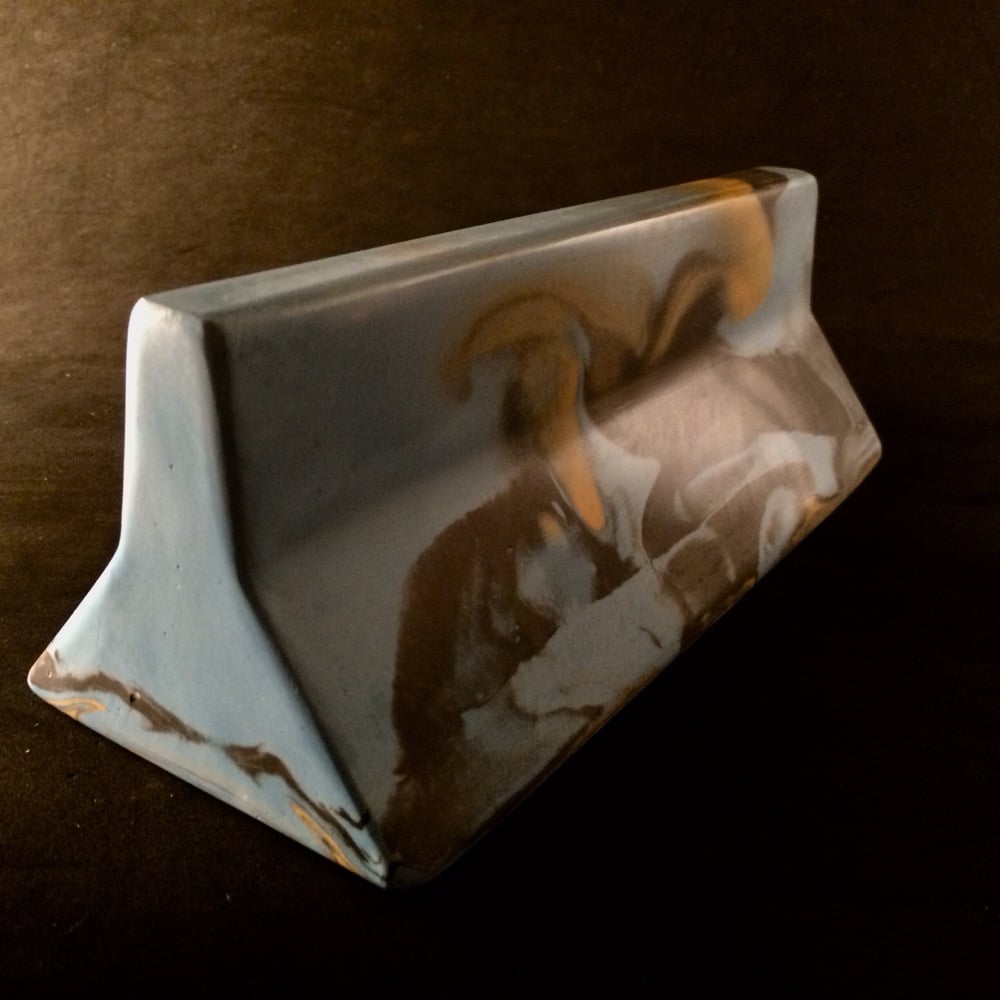 Image of Wired Ramps Jersey Barrier (Dark Grey, Blue and Orange)