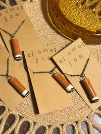 Image 2 of Ceramic Cigarette Drop Necklace