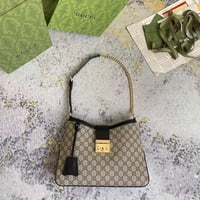 Image 1 of GG Print Shoulder Bag