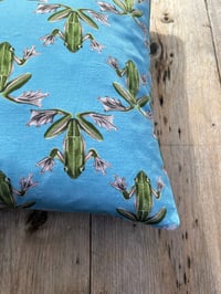 Image 2 of Harliquin Frog Velvet Cushion 