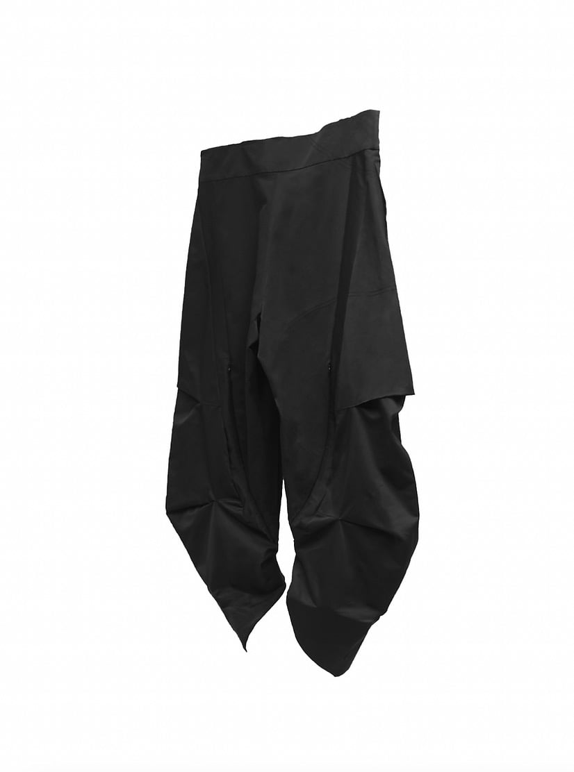 【T-ポイント5倍】 Ninja Cropped - ÆNRMÒUS — IMPLY Pants (Black) II パンツ