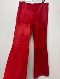 Image 1 of paola frani suede pants 