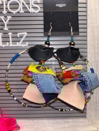 Image 3 of Gentle Breeze Large Hoops 