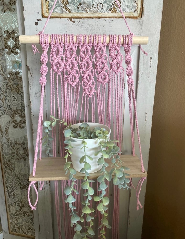 Image of Macrame shelf