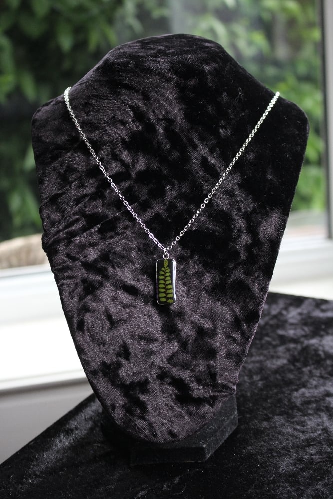 dead good maidenhair spleenwort Fern pendant Image 3