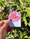 October Birth Month Flower Waterproof Vinyl Sticker