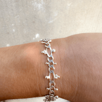 Image 2 of Lacy Bubble Chain Bracelet 