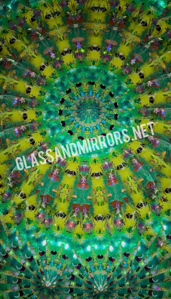 Image of Lemon Lime Jumbo Wand Aura Kaleidoscope