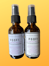 POOF! Bad Energy Be Gone Cleansing Spray