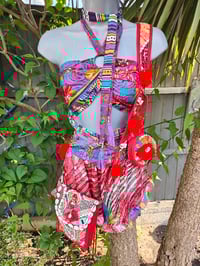 Image 4 of MYLA tassel top Reds Purples