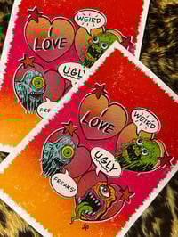 Image 1 of I Love Freaks!  - A4 Print