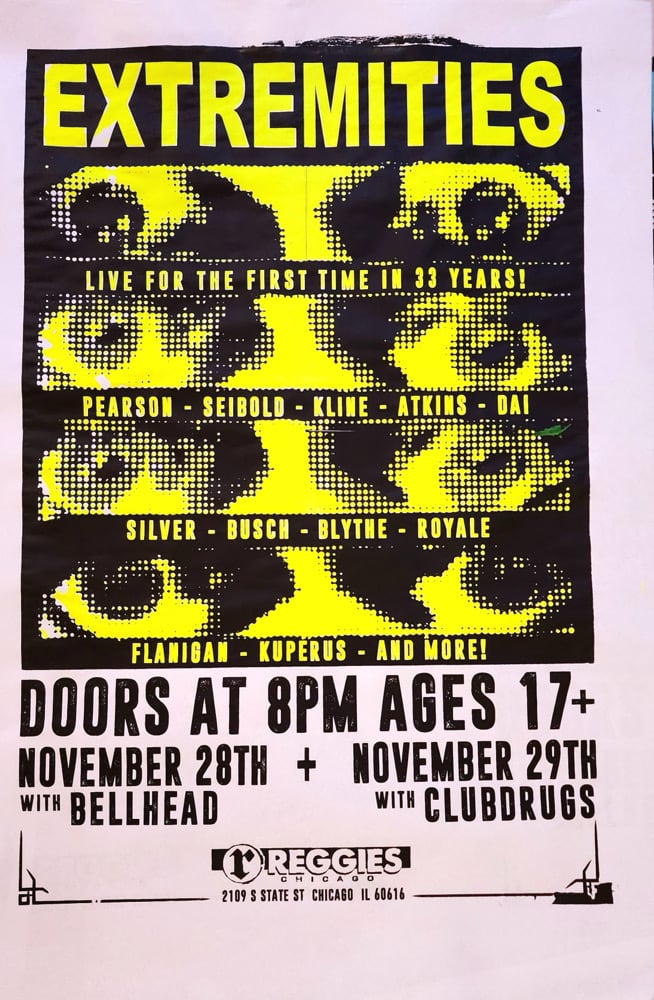 Image of Extremities Newsprint Proof - Advance Posters