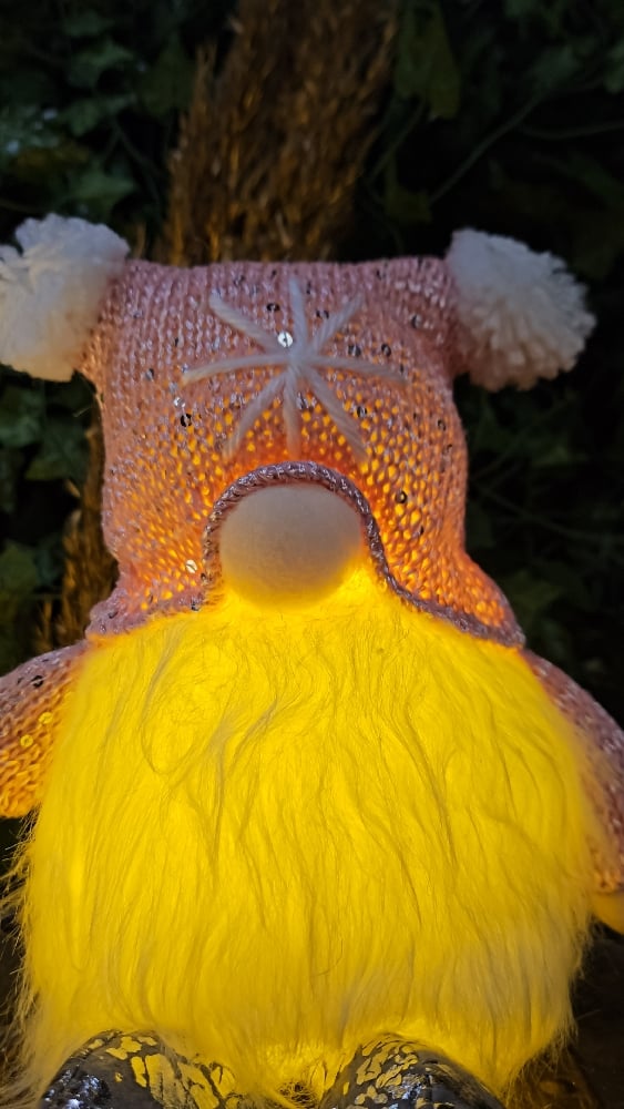 ๐The Armored Kingdom Moonlit Lantern Gnome Plushie - LED Plushie