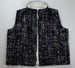 Image of BLACK AND WHITE LIZARD VEST