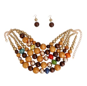 Image of Asia- Multi-Color Wood Set