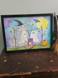 Image 2 of Laundry Day framed illustration 