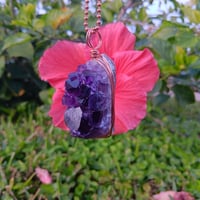 Image 2 of Amethyst Geode Necklace