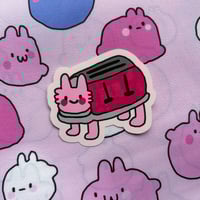 Toaster Cat Sticker