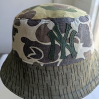 Image 2 of Reworked NY Reversible Bucket Hat-2 Camouflage XL 24-25"