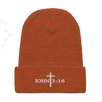 Image 14 of John 3:16 Waffle Beanie