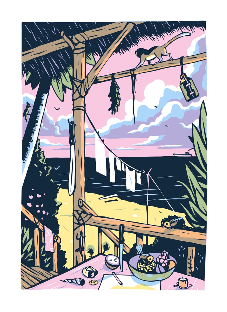 Image of »Janta Island #5« Screen Print