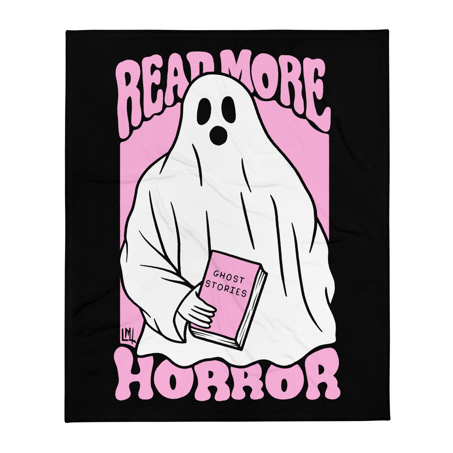 Image of Read More Horror Throw Blanket