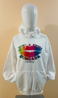 Image 2 of Hugs & Kisses White Pullover Hoodie