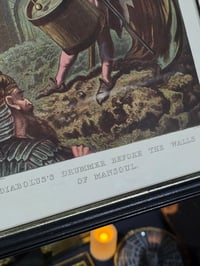 Image 1 of 1800s Pilgram Progress - Drummer - preserved web 