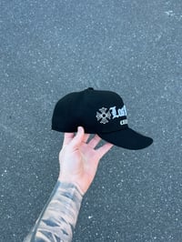 Image 2 of  BLACK SCRIPT LOS ANGELES CUSTOM FITTED CAP