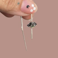 Image 2 of Herkimer diamond earring 