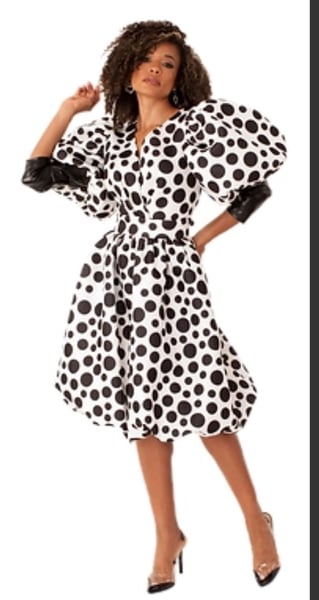 Image of Dress of love polkadots