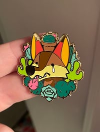 Image 1 of Cactus Coyote Pin