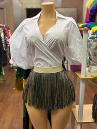 Image 2 of fringe Skirt