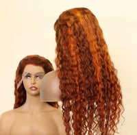 Image 1 of 30in reddish brown highlights wig