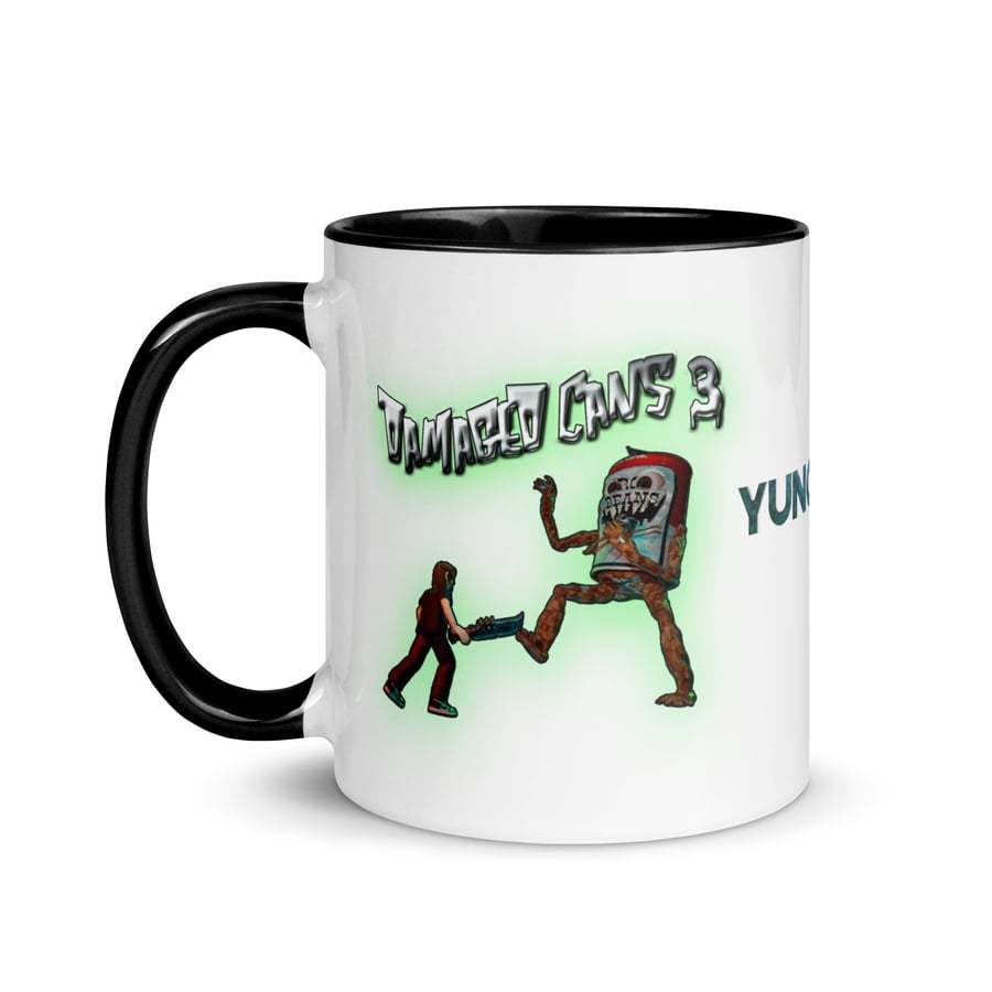 Image of Damaged Cans 3 Mug with Color Inside