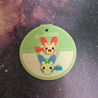 Pokemon Center Japan Plusle and Minun Bangs Clips