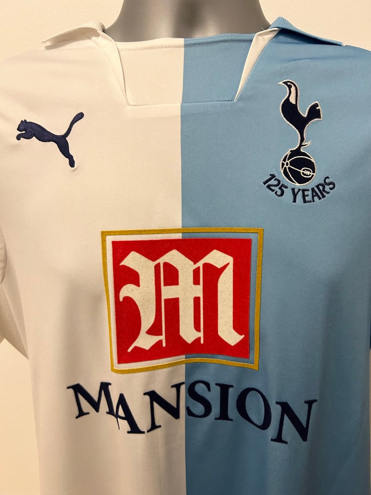 Image of Tottenham Hotspur “BERBATOV 9” 125 Yrs Anniversary Shirt + PL patches (M)