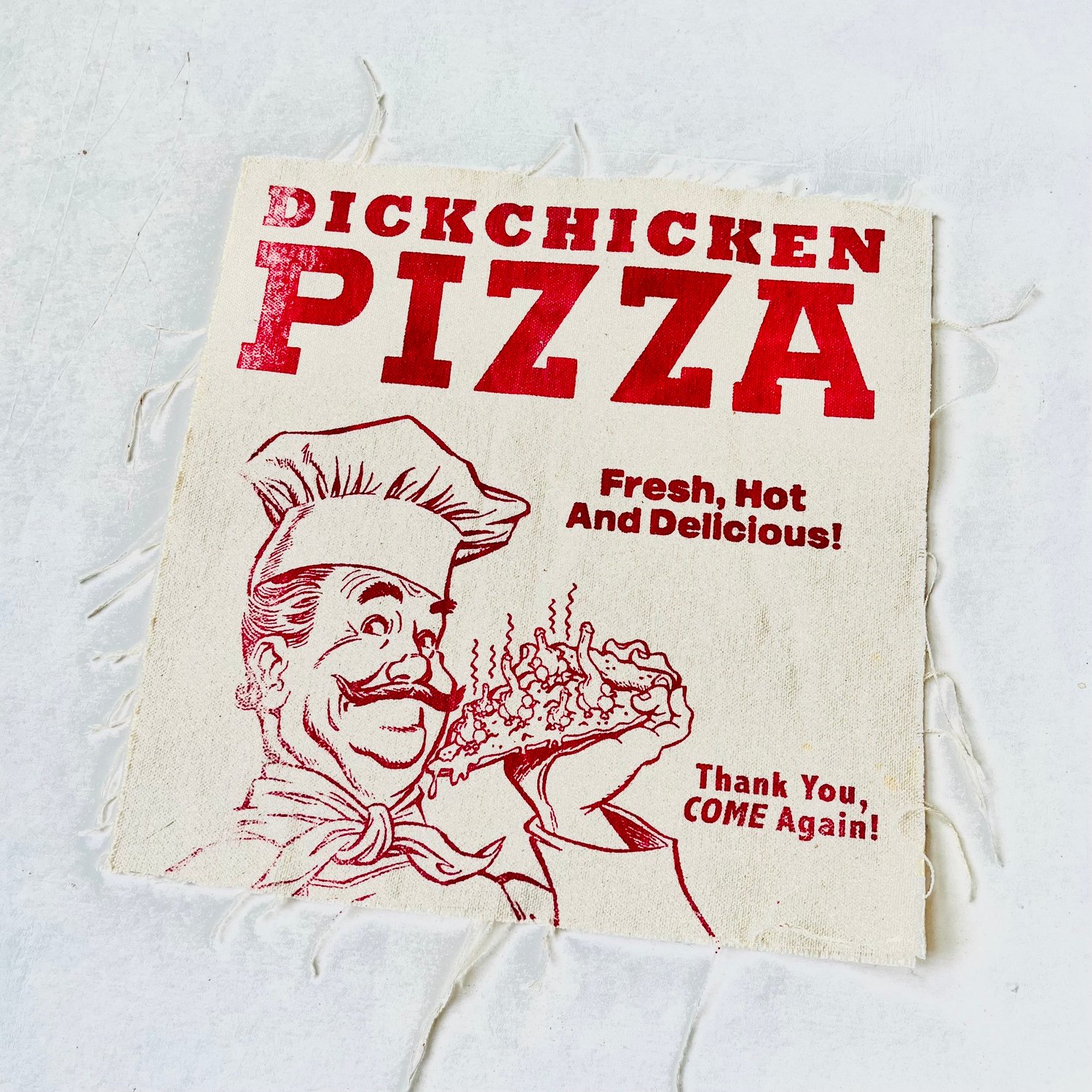 Image of Dick Chicken Canvas