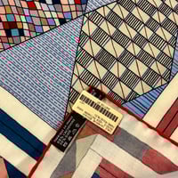 Image 6 of Hermès Cashmere Shawl  "Patchwork Horse" by Nigel Peake 140cm