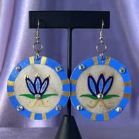 Image 2 of Scilla Flowers Parfleche Earrings