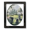 Pink Rose Oval Cemetery // Original Painting Print