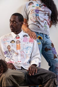 Image 2 of  SHIRT " CHEMISE DE PAPA " / JEAN PATCH 